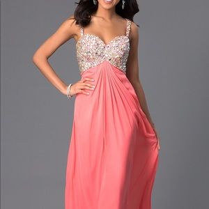 La Femme Open Back Prom Dress New without tags.